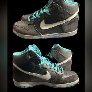 Nike Dunk High (Anthracite / White – Sport Turquoise)